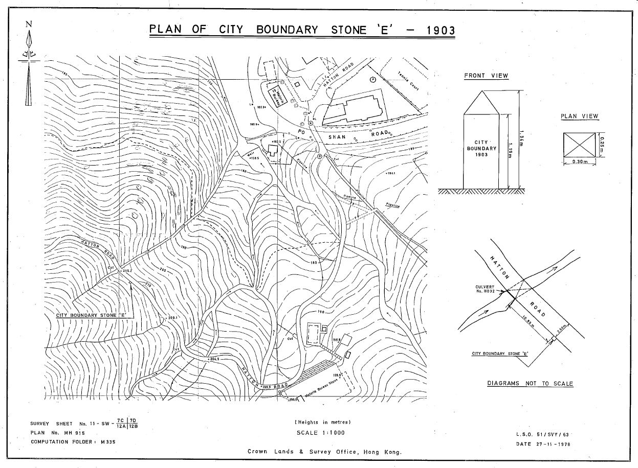 Survey Record of City of Victoria Boundary Stones (SMO)