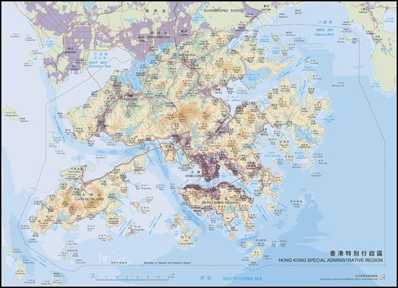 Hong Kong Map, History & Population