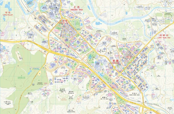 舊市區及市鎮地圖
